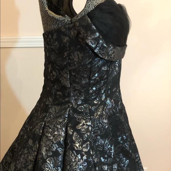 Masquerade Brand Black Flirty Prom Hoco Dress - Picture 4 of 7